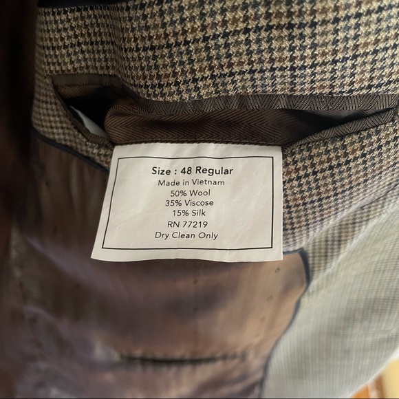Joseph & Fiess Houndstooth Suit Jacket - Picture 8 of 9